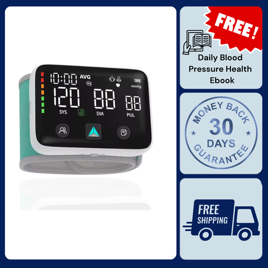 Androvex Health™ Wrist Blood Pressure Monitor for Home Use